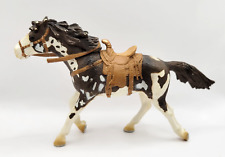 Schleich Germany 2005 Spotted Brown and White Horse Figurine Figure - Damaged picture