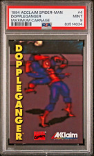 1994 Acclaim Spider-Man Maximum Carnage #4 Doppleganger Promo Card PSA 9 MINT picture