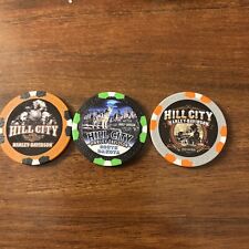 Harley Davidson poker chip Hill City HD   Hill City SD picture
