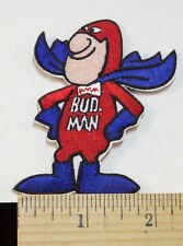 BUDWEISER BUD MAN BEER EMBROIDERED IRON-ON PATCH New Style picture