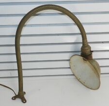 Vintage Faries MFG Co Industrial Machine Age Gooseneck Flex Arm Lamp Light picture