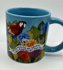 Frida Kahlo Dreams Mug Cup Unemployed Philosopher’s Guild English Spanish bright picture