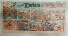 Tootsie Rolls Ad: Captain Tootsie by Bill Schreiber Bicycle 1950 7 x 15 inches picture