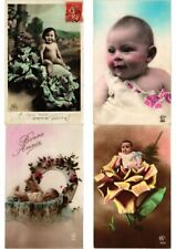 BABY BABIES CHILDREN REAL PHOTO GLAMOUR 105 Vintage Postcards Pre-1940 (L2476) picture