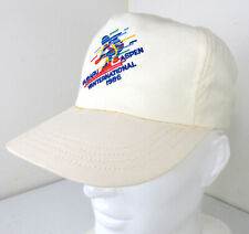 Aspen Colorado Winternational 1986 Skiing Sports Snapback Hat White Embroidered picture