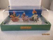 Lemax Neighborhood christmas village people & sled dogs 23961 2012 Table Accent picture