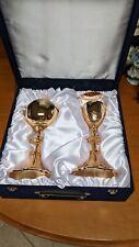 Gold Plated Chalice, Ciborium, and Paten Set with Case picture