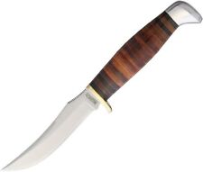 Marbles Small Fixed Blade Hunter Knife Leather Stacked Belt - EM2098016-60 picture