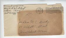 1943 CHINESE AMERICAN RARE ORIGINAL WWII LETTER 2PP FORT BRAGG PRIVATE WU WING picture