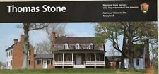 Newest THOMAS STONE NHS - Maryland   NATIONAL PARK SERVICE UNIGRID BROCHURE  Map picture