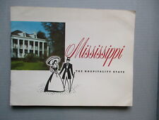 Vintage 1950's MISSISSIPPI vacation BOOKLET great pictures THE HOSPITALITY STATE picture