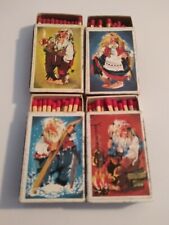 Vintage Wooden Matches From Nitedals Oslo Swedish Trolls Lot Of 4 picture