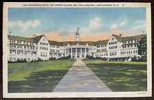 Postcard Sagamore Hotel Lake George New York Bolton Landing Postmarked 1949 picture
