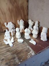 Vintage 1975 Arnels  Christmas Ceramic Nativity scene with Camels By Atlantic picture