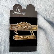 Disney Disneyland Pin Bronze Partners Plaque 45th Anniversary 1955 Disneyland picture