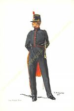 Illustration J.Demart Militaria Belgium School Military 1840 picture