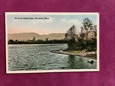 Pittsfield Massachusetts~Onoto Lake~Home on Shoreline Postcard picture