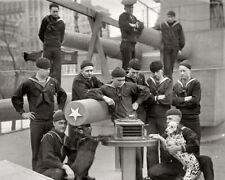 8x10 Poster Print Men Sailors Mascots USS Recruit Battleship Union Square Naval picture