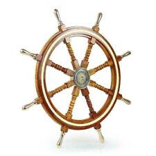 Wood Ship Wheel Large Boat Steering Helm 36