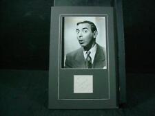 NobleSpirit {3970} Matted Eddie Cantor Autograph w/Photo picture