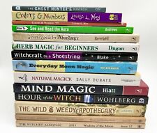 14 Books Body, Mind, Spirit, Witchcraft, Magic, Spells, Parapsychology, Hypnosis picture