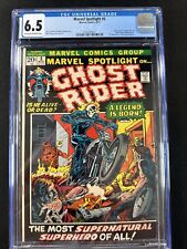 Marvel Spotlight #5 CGC 6.5 1st Ghost Rider Johnny Blaze Bronze Age Marvel 1972 picture