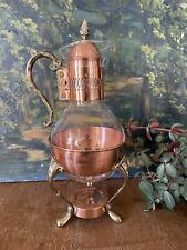 Antique Leonard by Towle Copper and Brass Carafe Warmer picture