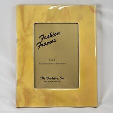 Vintage Bucklers Fifth Ave NY Fashion Frames Yellow Picture Frame 3x5 Photo picture