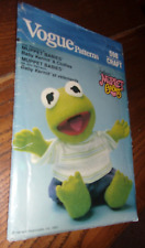 1984 MUPPET BABIES Vogue Patterns 598 Cratf Baby Kermit Clothes unused vtg picture