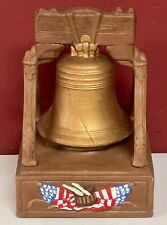 Vintage Liberty Bell on Stand Ceramic Large 10