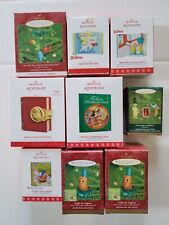 Lot of 9 Hallmark Storybook Ornaments - Dr. Seuss, Scruffy Tugboat, Mickey Mouse picture