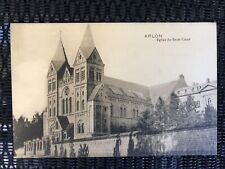 Arlon Eglise du Sacre-Coeur Belgium Post WWI 1919 Vintage Postcard  picture