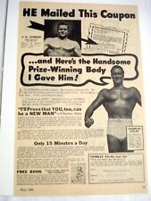 1943 Charles Atlas Ad Here's the Handsome Prize-Winning Body I Gave Him picture