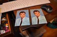Elvis Presley and the Colonel Seasons Greetings 1967 CHRISTMAS Postcards - 2 picture