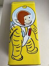 Vintage Curious George Astronaut Sealed Tin 1998 Series #1 Rectangle Bananas picture