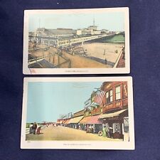 Vintage Postcard 1908 Young’s Pier Boardwalk Atlantic City New Jersey N.J. Lot picture