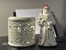 Formalities By Baum Brothers Santa Figurine & Votive Candle Holder picture