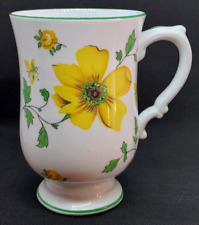 Vintage Royal Victoria Yellow Dogwood Bone China Coffee Cup picture