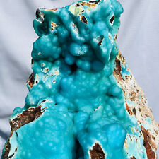 1360g Large Rare Natural Blue Hemimorphite rough raw Crystal Mineral Specimen picture