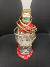 Vtg Carousel Industries Gumball Machine Lamp Red U.S.A W/Disney Shade picture