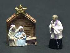 John Hine Studios Alpine Christmas Village Minister & Nativity - Boxed 839453 picture