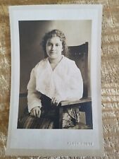 VTG EARLY 1900'S REAL PHOTO POSTCARD OF YOUNG LADY.*P5 picture