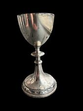Antique Christian Sterling Silver Chalice In Art Deco Style - Early 20th Century picture