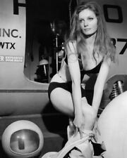 Catherine Schell Sexy Pin Up bra underwear by space shuttle Moon Zero Two Photo picture