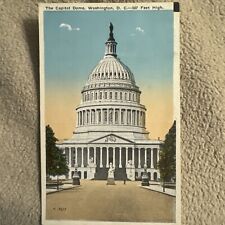 The Capitol Dome, Washington DC Vintage White Border Postcard 1920s picture