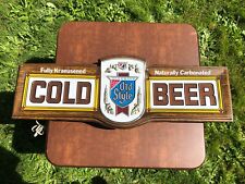 Vintage 1977 Heileman's Old Style Cold Beer Sparkling Motion Lighted Bar Sign picture