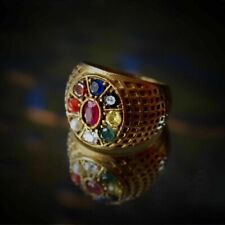 God Of Wealth Magic Become Rich Attract Money Handmade Pagan Silver Ring RARE US picture