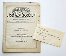 1907 New Mexico Journal Of Education October 15 Vol IV No 1 Sample Copy NM Vtg picture