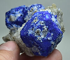 WOW Rare Terminated Lazurite Crystal Specimen Combined With Forsterite 123 gram picture