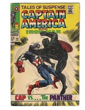 Tales of Suspense #98 1968 VG+ Flat and Glossy Captain America Vs. Black Panther picture